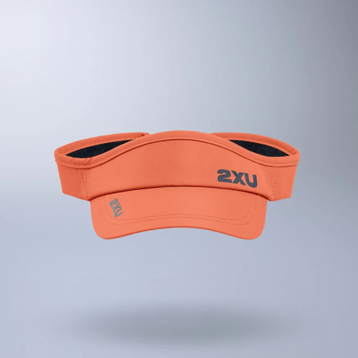 2XU Run Visor | Ember / Black