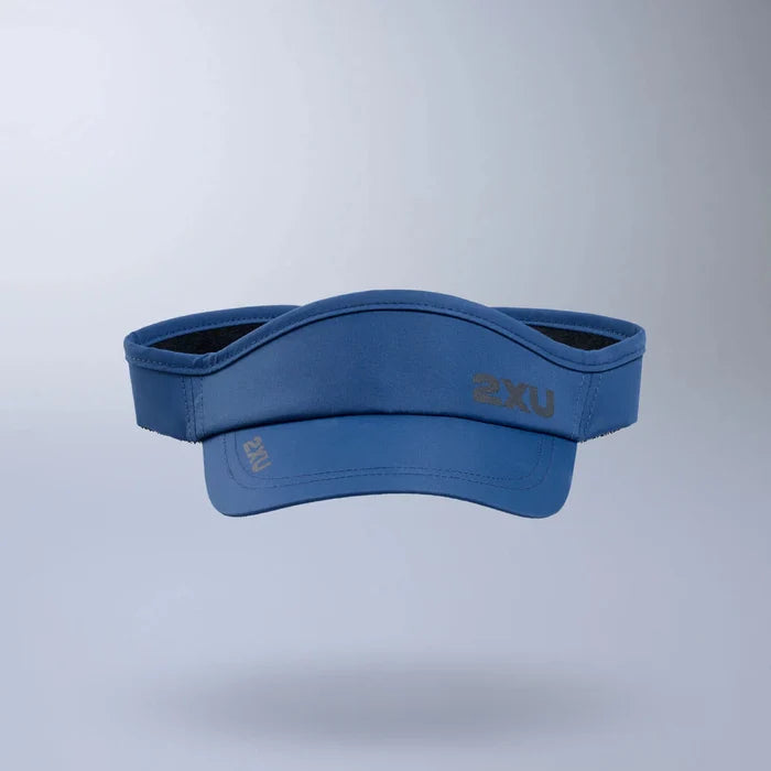 2XU Run Visor | Indigo / Black