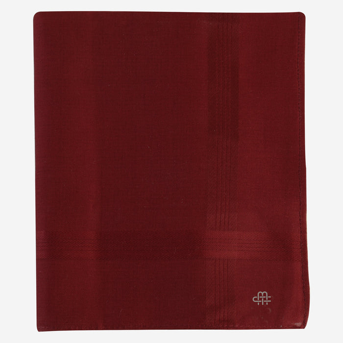 Bonjour Men's Darks Collection 100% Cotton Handkerchief (Pack of 3)