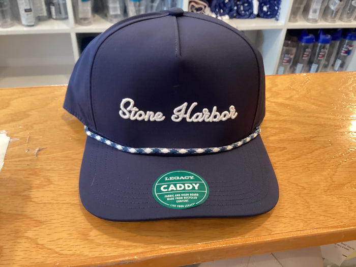 Caddy Stone Harbor Navy/Navy Rope Hat
