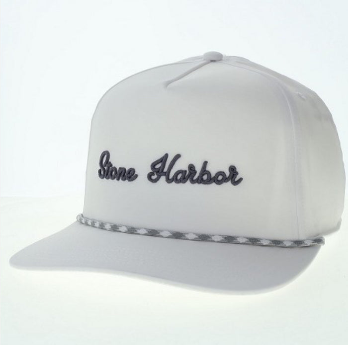 Caddy Stone Harbor White/Grey White Rope Hat