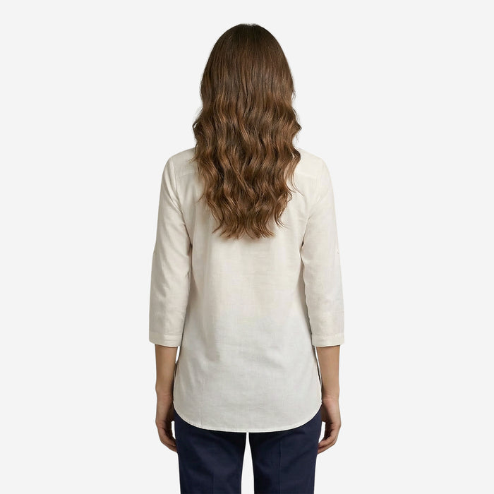 Ivory Short Kurti – Stylish Kurti for Women & Girls