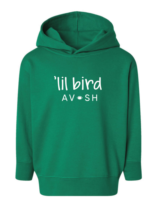 ‘lil bird Toddler Hoodie Kelly Green