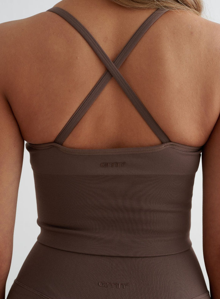 Macchiato Shape Seamless Hotpants & Cross Back Bralette Set