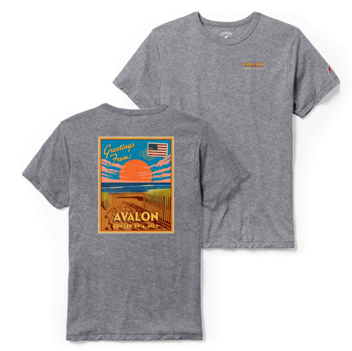 Men's Avalon Postcard Tee - Fall Heather