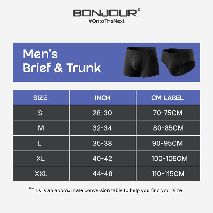 Men's Graphic Print Modal Cotton Briefs - Single Pack | Navy