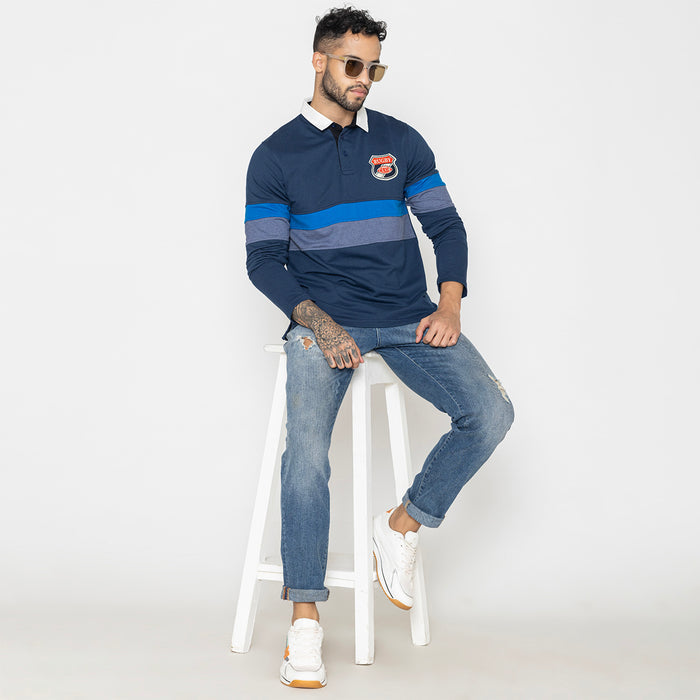 Men's Polo Tee - Navy