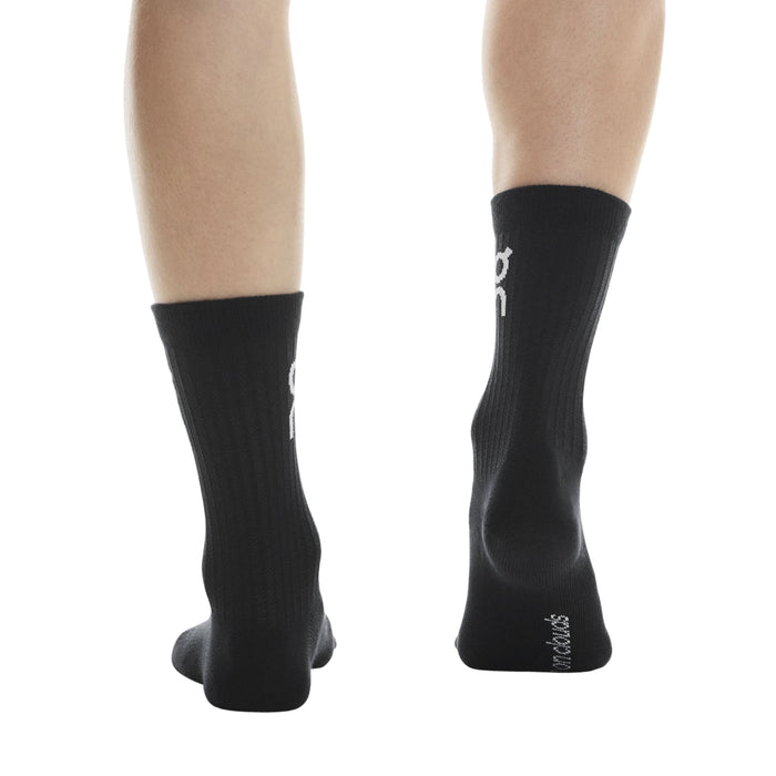 On Logo Sock High 3 Pack | Black