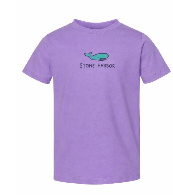 Stone Harbor Infant Tee Whale Lavender