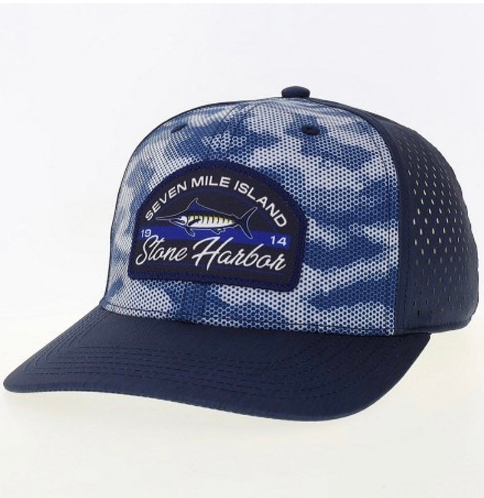 Stone Harbor Navy REMPA Hat Camo Marlin