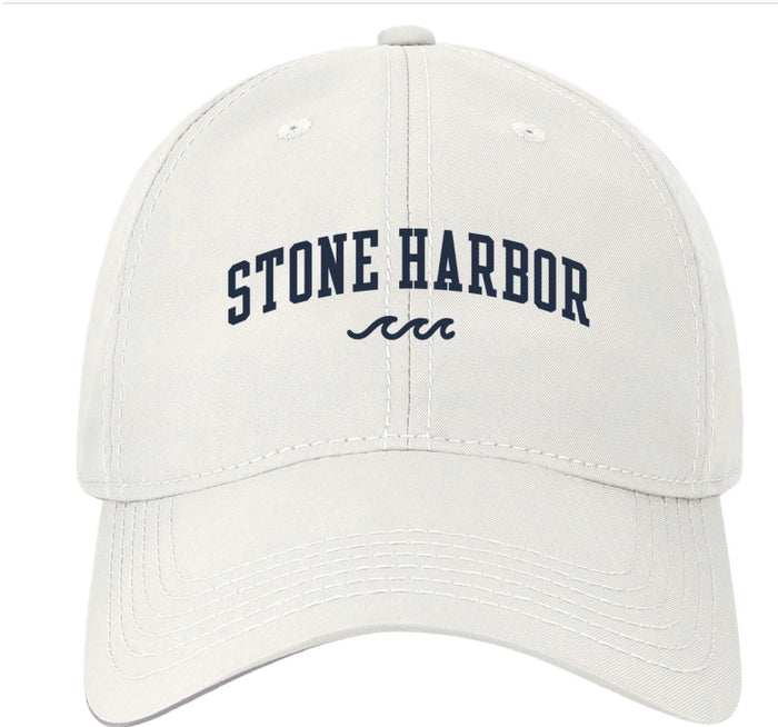 Stone Harbor “Small” Cool Fit Wave Hat White w/navy