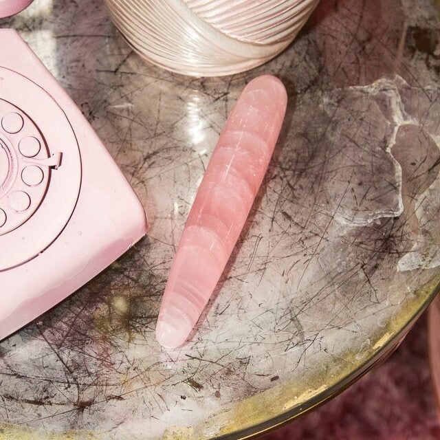 The Heart Slim Crystal Dildo