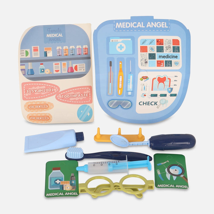 Toy Play House Set 2-In-1 Medical (11Pcs)