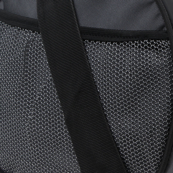 Trendy Unisex Gym Bag with Durable Zippers - Grey