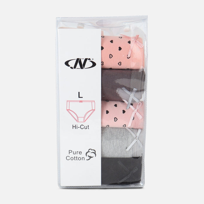 Women High-Waisted Panties 5 Pieces