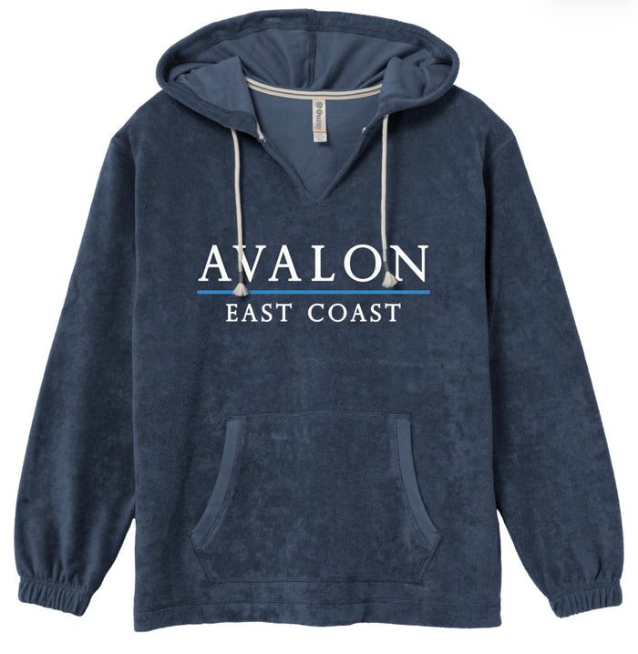 Womens Avalon Bonfire Hood - Washed Denim