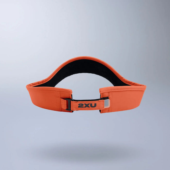 2XU Run Visor | Ember / Black