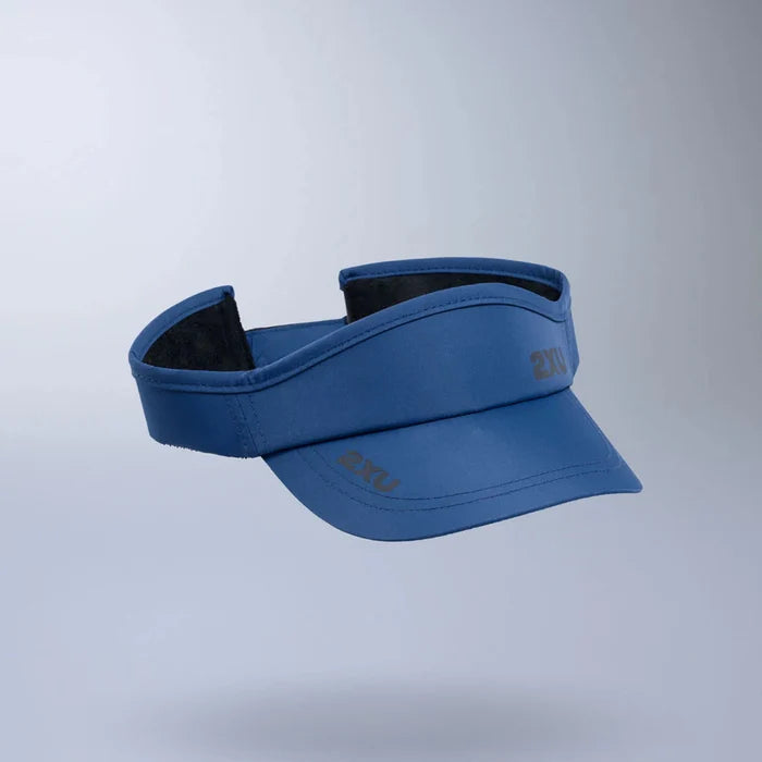 2XU Run Visor | Indigo / Black