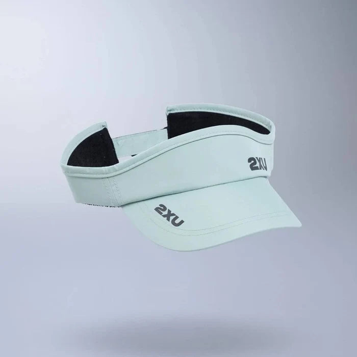 2XU Run Visor | Smoke Blue / Black