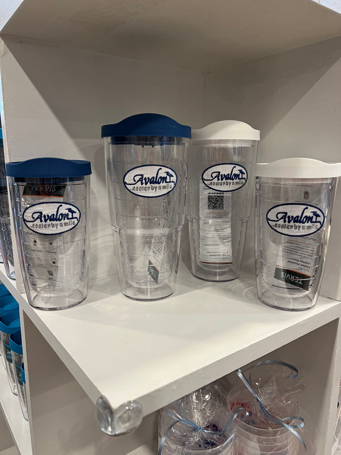 Tervis Avalon Welcome 16 ounce Tumbler with white lid