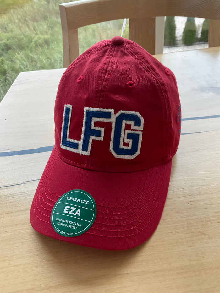 LFG hat red (Stone Harbor est. Avalon on side)