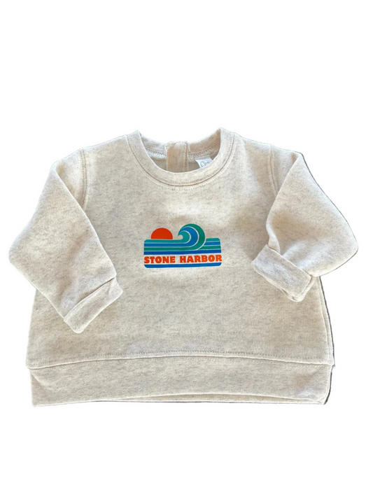 SH Infant Wave Crewneck Natural Heather