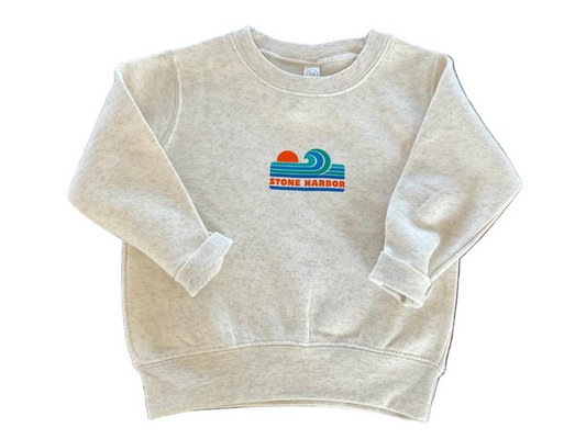 SH Toddler Wave Crew Natural Heather