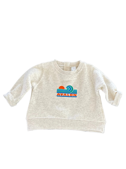 Avalon Infant Wave Crewneck Natural Heather