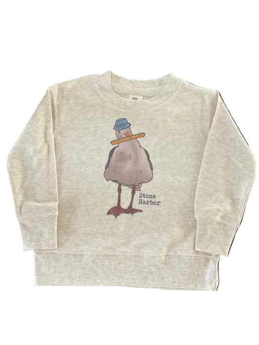 SH Sea Gull with French Fry Long Sleeve Toddler Tee