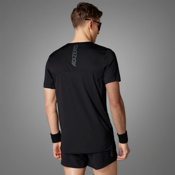 Adidas Adizero Tee | Black | Mens