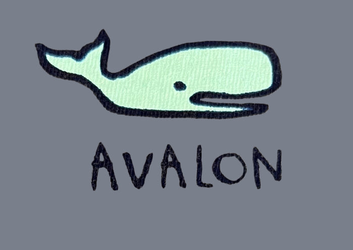 Avalon Kids Whale Bluejean  (design on back too)
