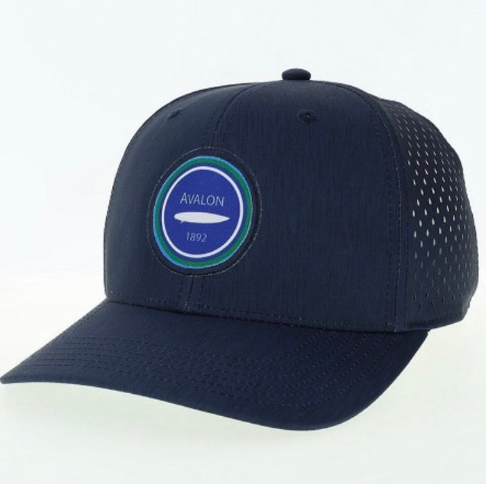 Avalon Navy Reclaim Mid Pro Adjustable Circle surfboard patch