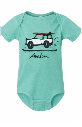 Avalon Onesie Road Trip Saltwater