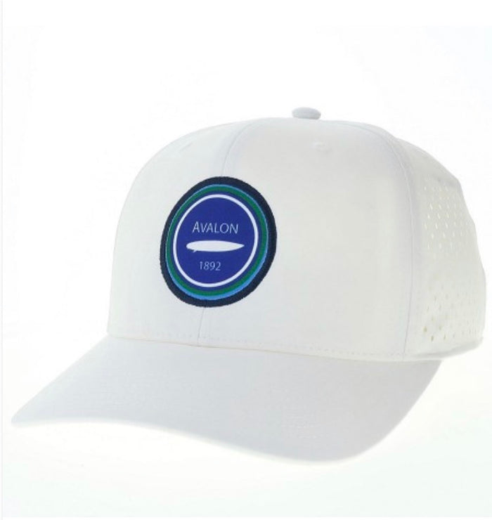 Avalon White Reclaim Mid Pro Adjustable Circle surfboard patch