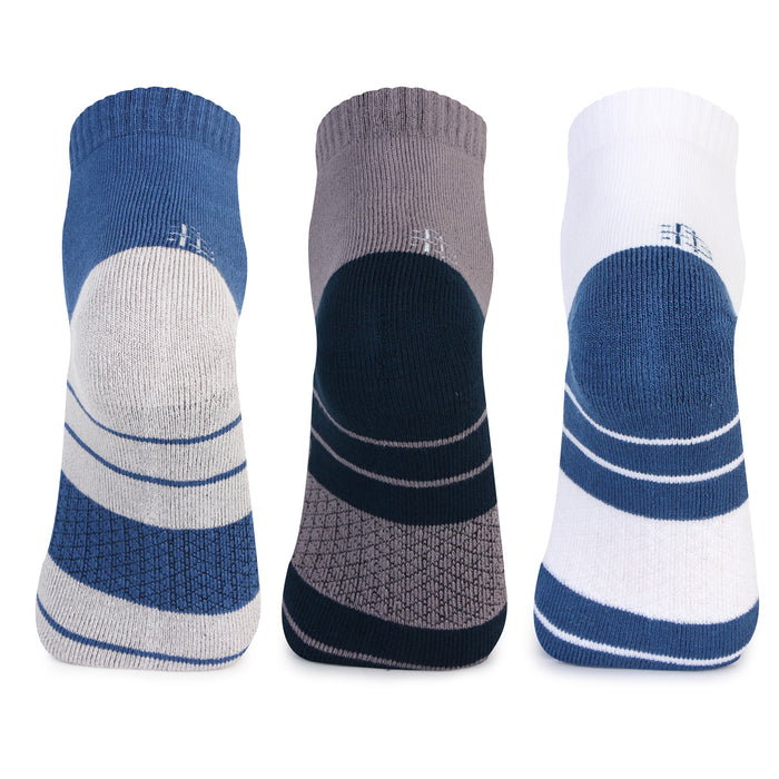 Organic Bamboo Ankle Socks - Assorted Back View