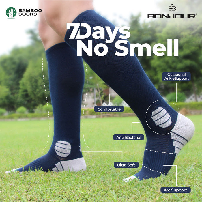 Bamboo Compression Socks - Pack of 1 (Navy)