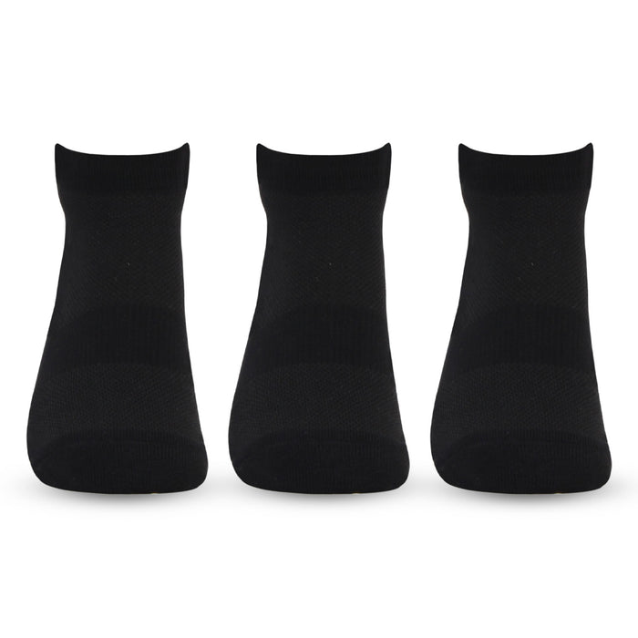 Bamboo Low ankle Socks for Men (Black)