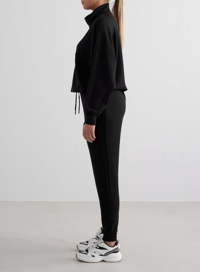 Black Comfy Modal Pants
