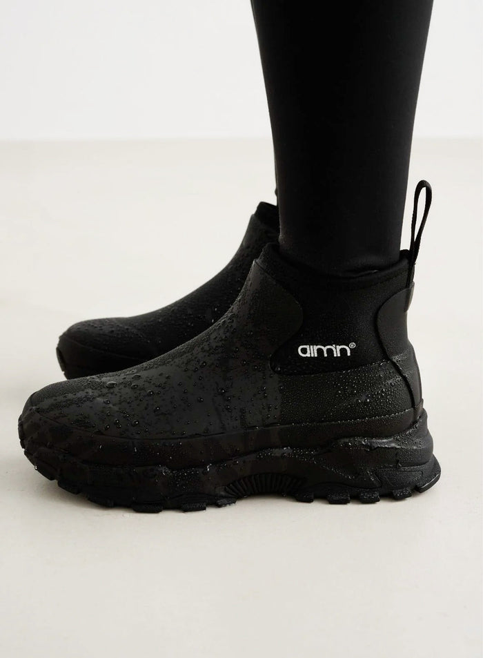 Black Fusion Rain Boot