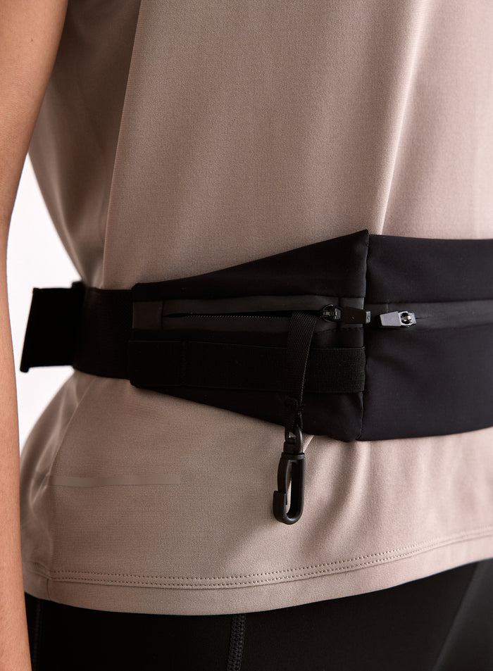 Black Running Belt Bag