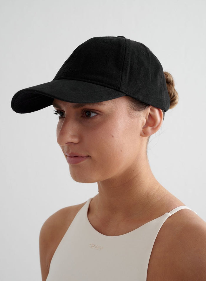 Black Small Logo Cap