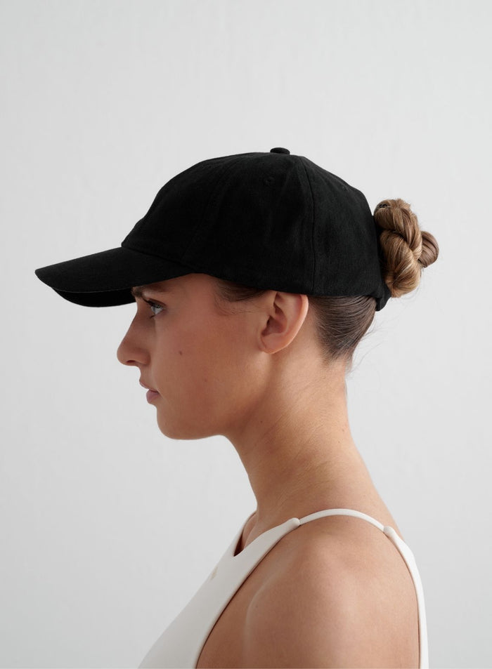 Black Small Logo Cap