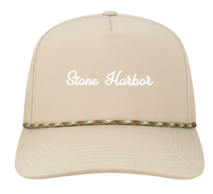 Caddy Stone Harbor Stone/Rattler Rope Hat
