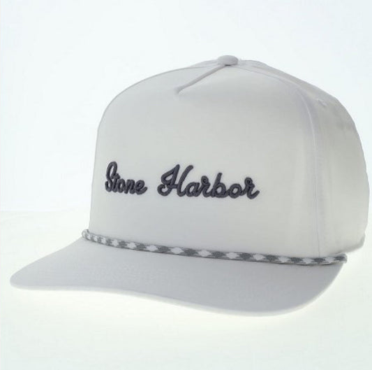 Caddy Stone Harbor White/Grey White Rope Hat