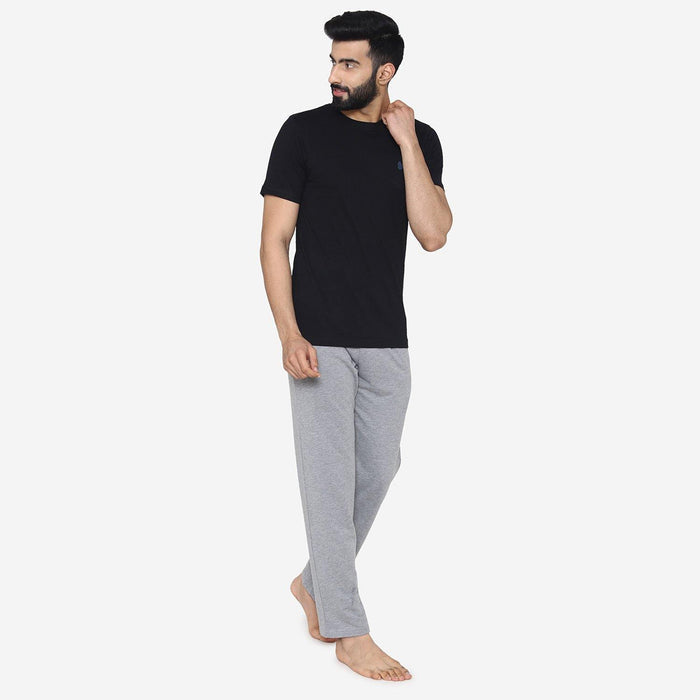 Casual Plain Knitted Lower For Men - Light Grey - Bonjour Group