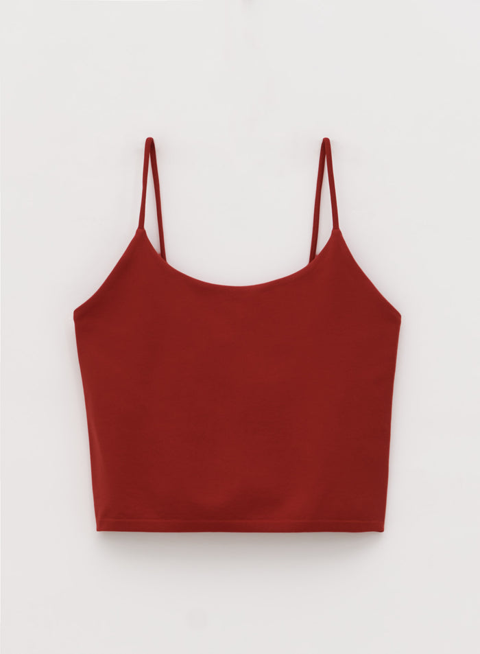 Cayenne Shape Seamless Strap Singlet