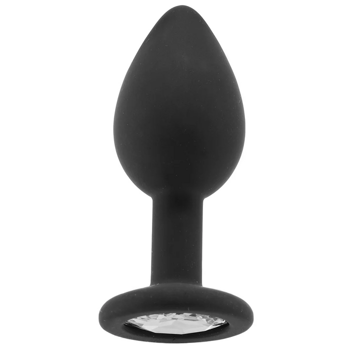 Clear Gem Silicone Plug