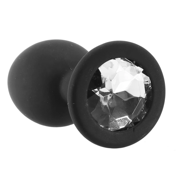 Clear Gem Silicone Plug