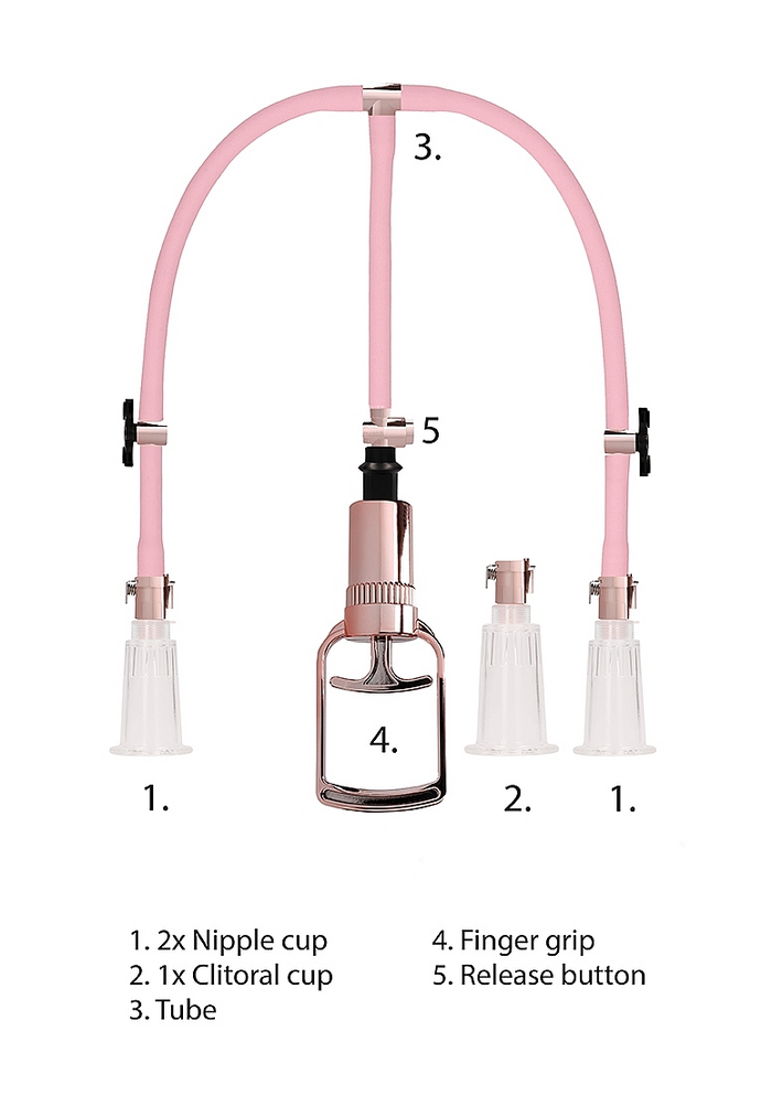 Clitoral and Nipple Pump Set