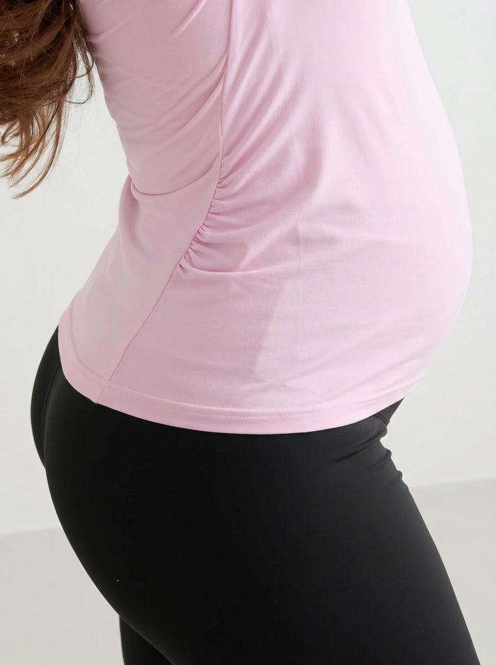 Cotton Candy Soft Basic Maternity Long Sleeve